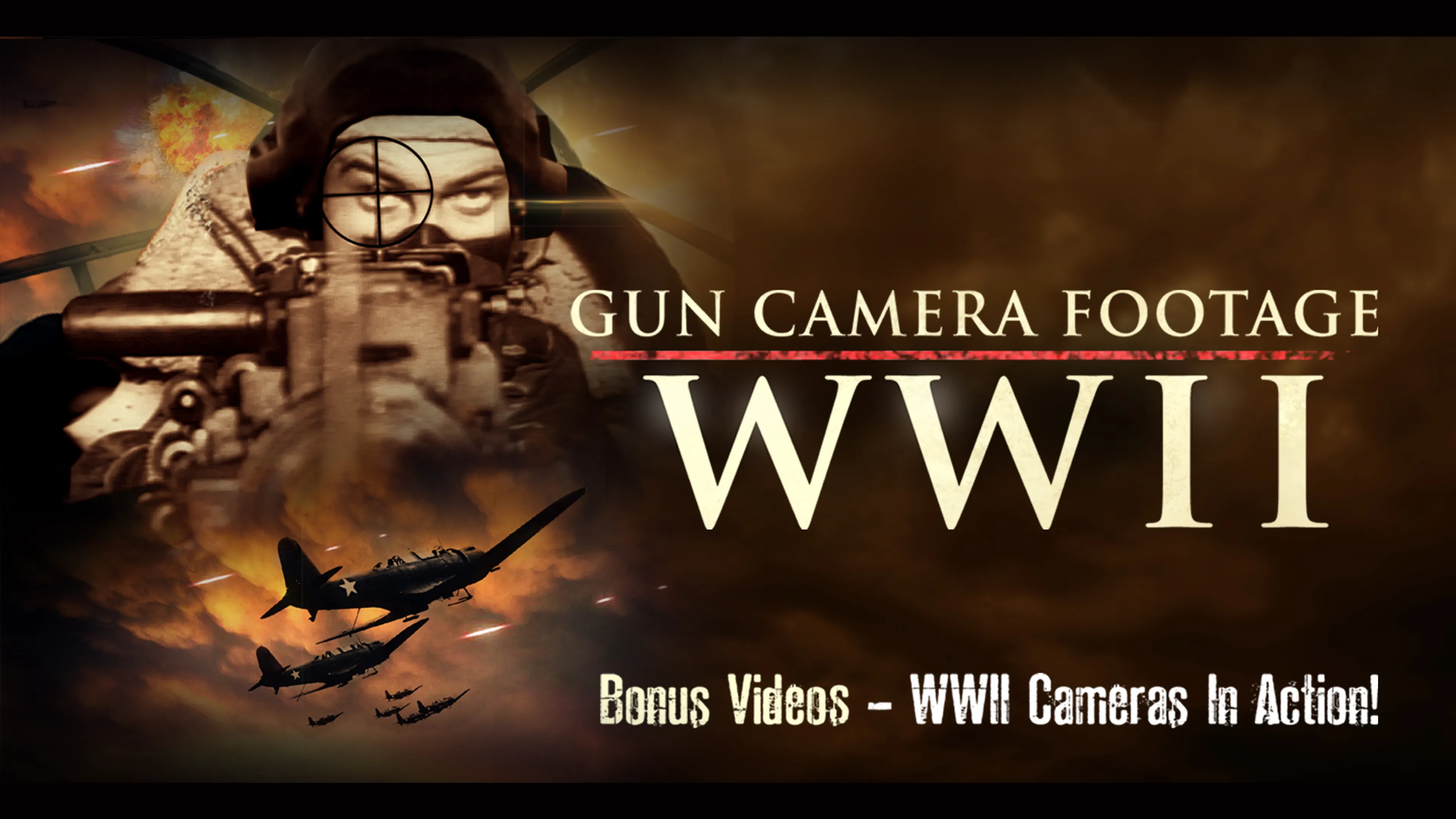 Gun Camera Footage of WWII poster